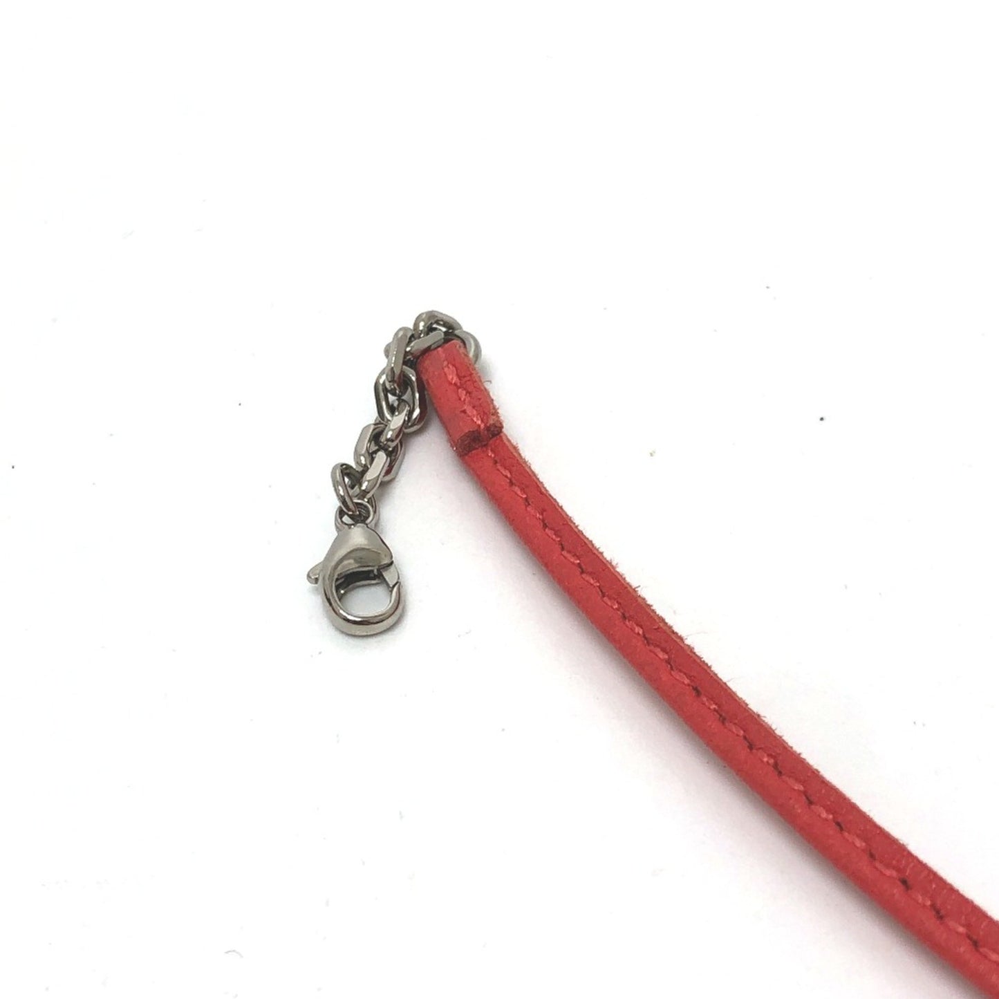 Hermes Tassel Chain Charm Rose Jaipur Pink