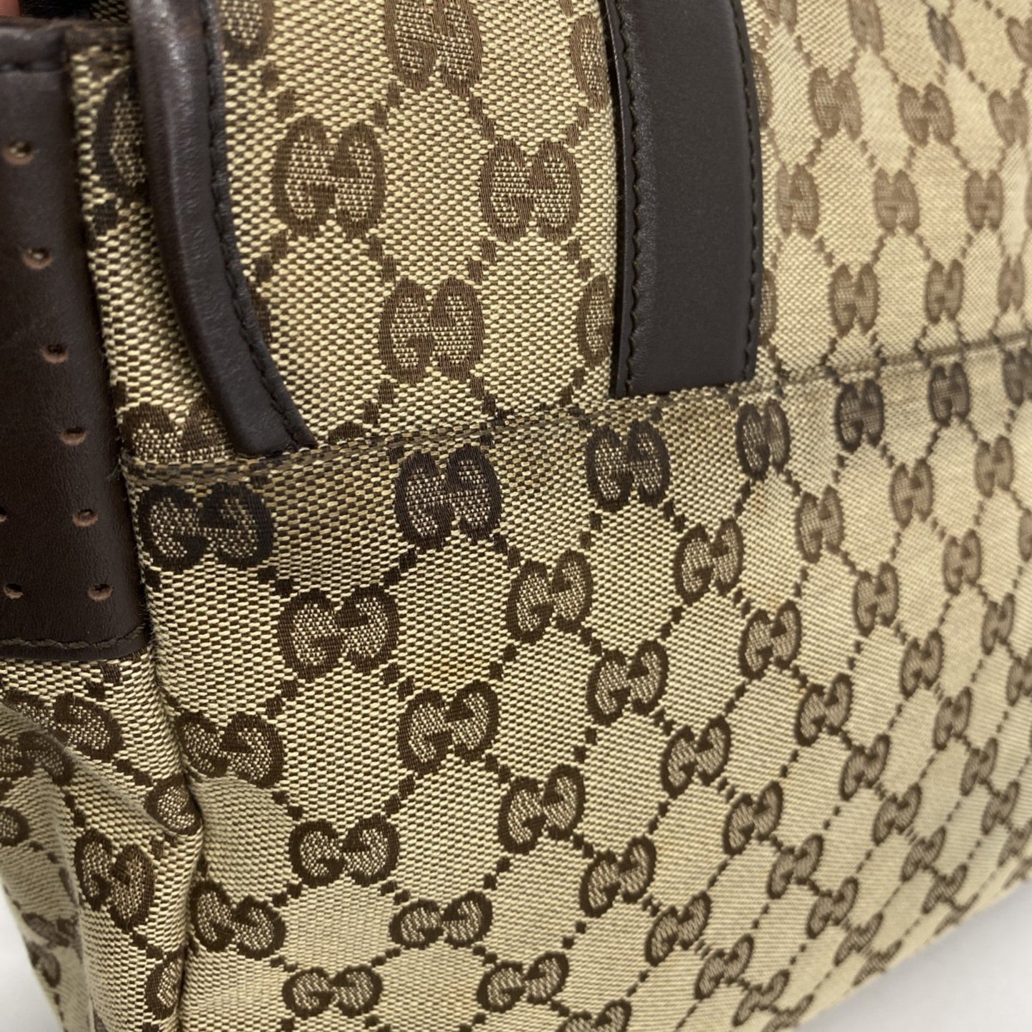 Gucci Shoulder Bag Gg Canvas 145859 Beige Brown