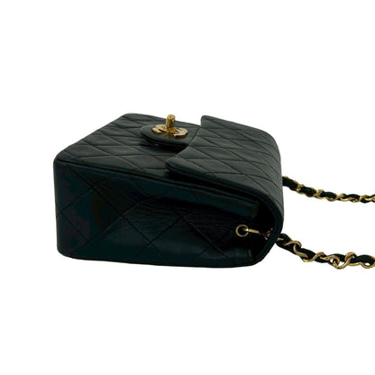 Chanel Mini Matelasse Coco Mark Lambskin Chain Shoulder Bag