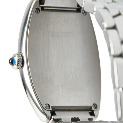 Franck Muller Tono Curvex Watch 1752 Quartz Silver Dial Stainless Steel