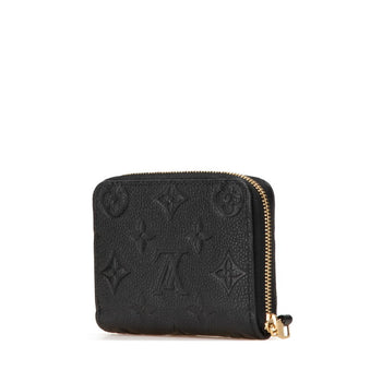 Louis Vuitton Monogram Empreinte Zippy Coin Purse M60574 Noir Black Leather