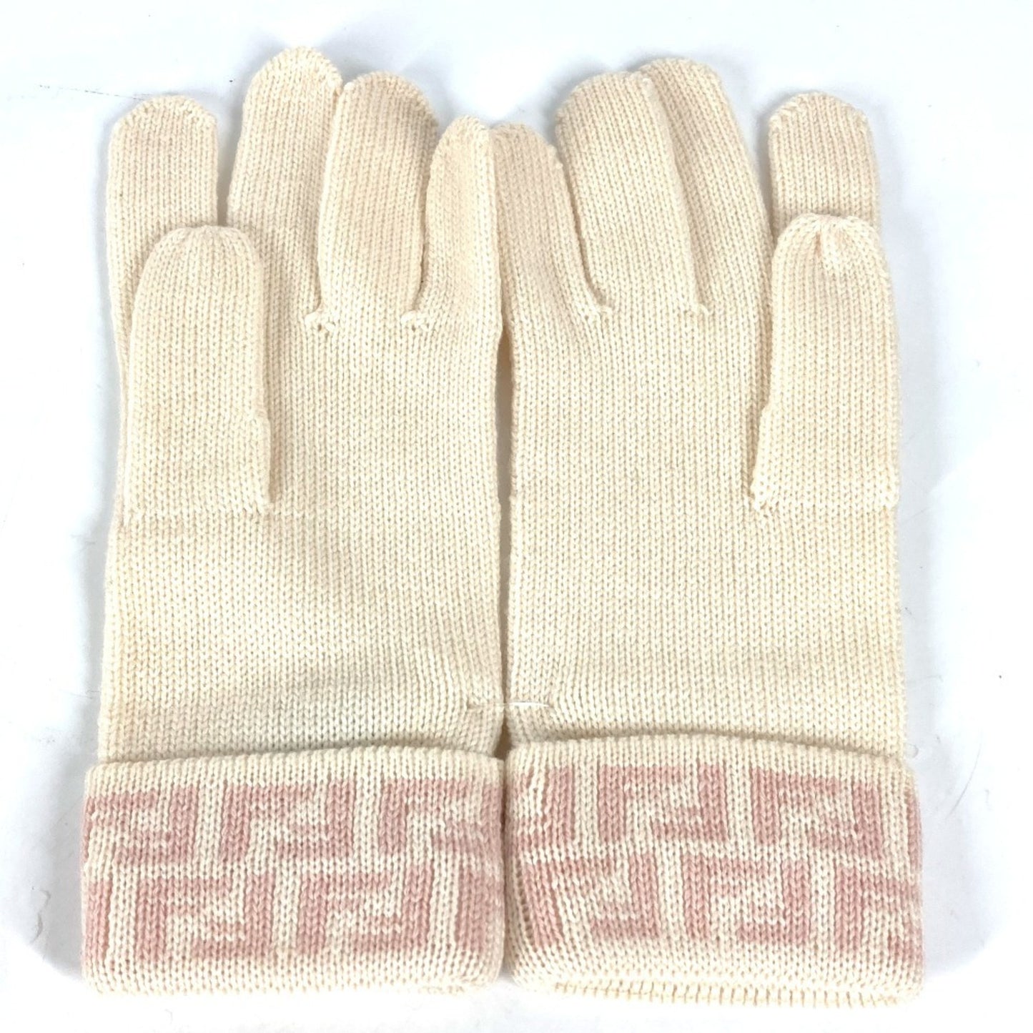 Fendi Zucca Wool Gloves