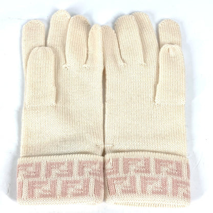 Fendi Zucca Wool Gloves