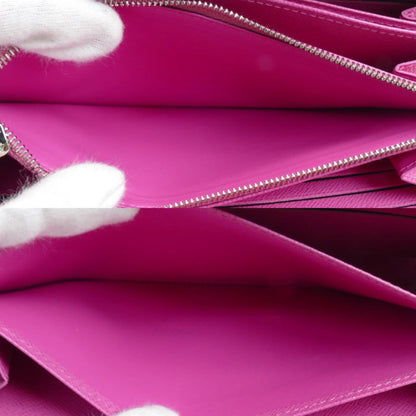 Louis Vuitton Louis Vuitton Zippy Wallet Long Round Epi Pink M69347 Gi0260