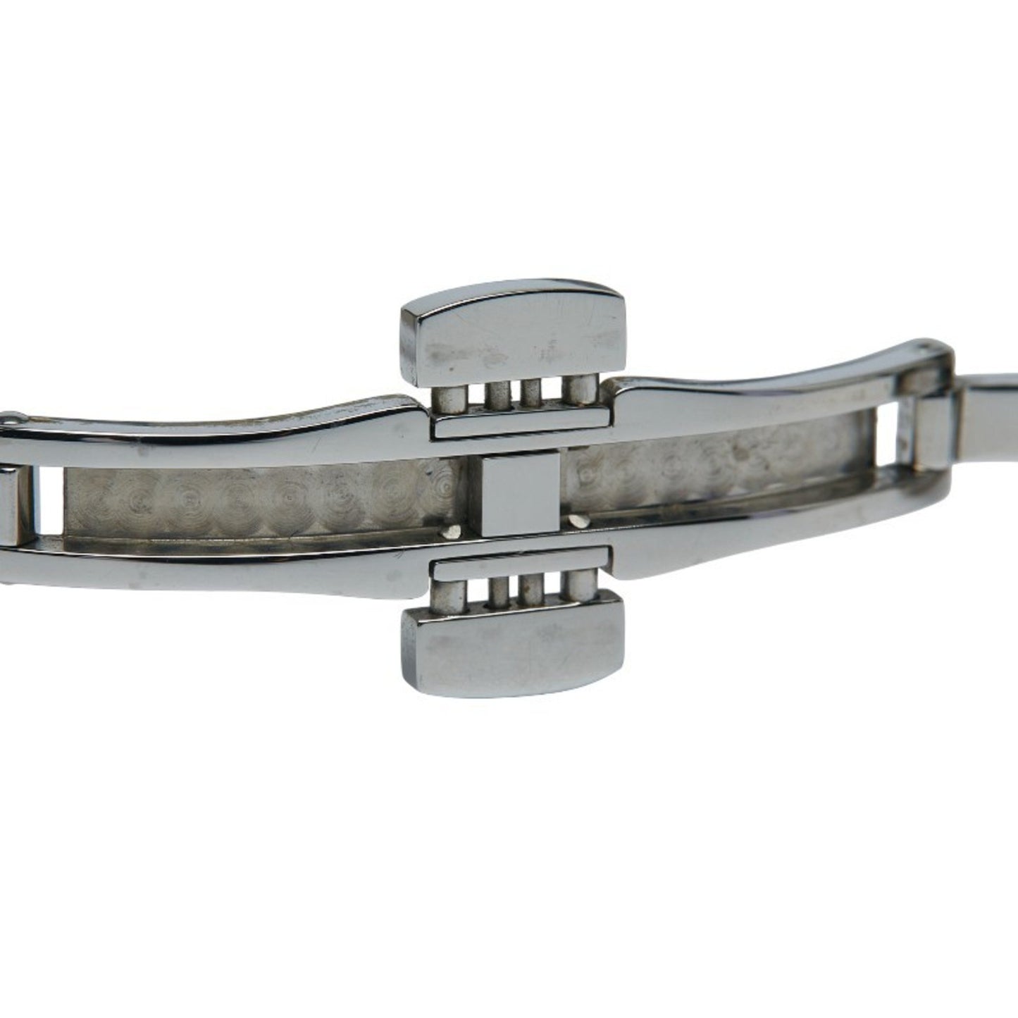 Fendi Quadromini Watch 60500L Quartz Purple Dial Stainless Steel