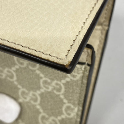 Gucci Gg Marmont Supreme Long Wallet 456116 Beige