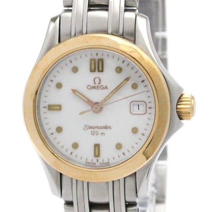 Omega Seamaster 120M Pink Gold Steel Quartz