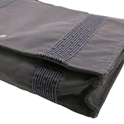 Hermes Hermes Air Line Bassus Mm Shoulder Bag Nylon Canvas Grey