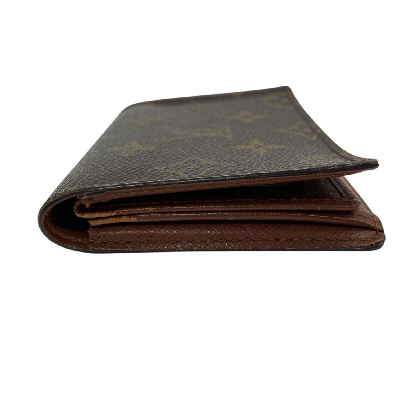 Louis Vuitton Japan Sangapur M60530 Monogram Bifold Business Card Case/Card Case/Pass Case Leather