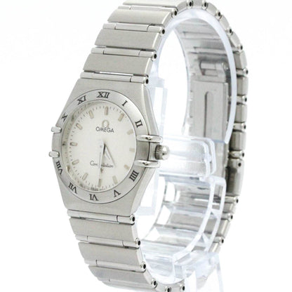 Polished Omega Constellation Steel Quartz