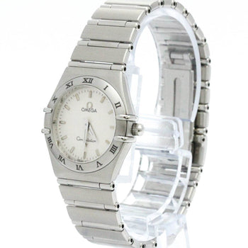 Polished Omega Constellation Steel Quartz