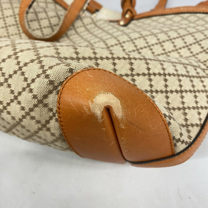 Gucci Diamante Tote Bag 247209 Canvas Beige Orange Champagne