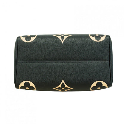Louis Vuitton Monogram Empreinte Two-Tone Speedy Bandouliere 25 Handbag M58947 Black/Beige