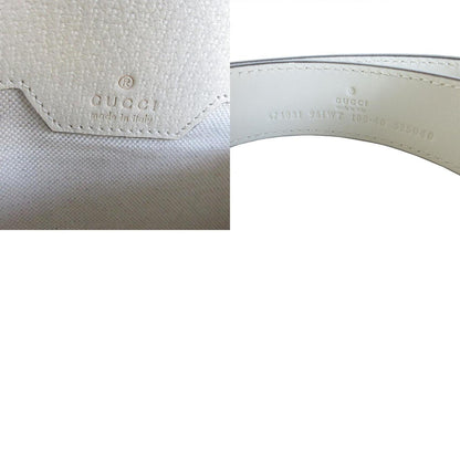 Gucci Waist Bag Belt Ophidia Gg Supreme Canvas Leather Beige Brown Off-White Gold