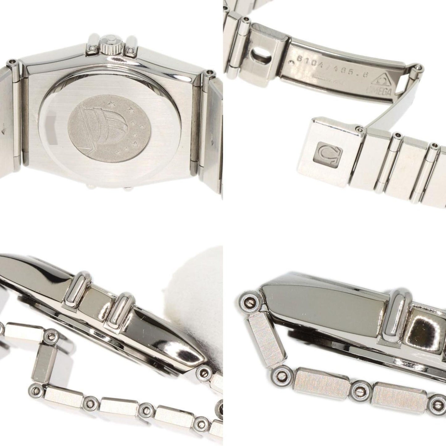 Omega Constellation Flat Bezel Watch Stainless Steel Ss
