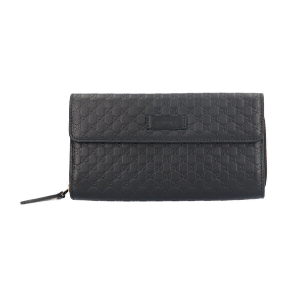 Leather Gucci Long Wallet (Bi-Fold)