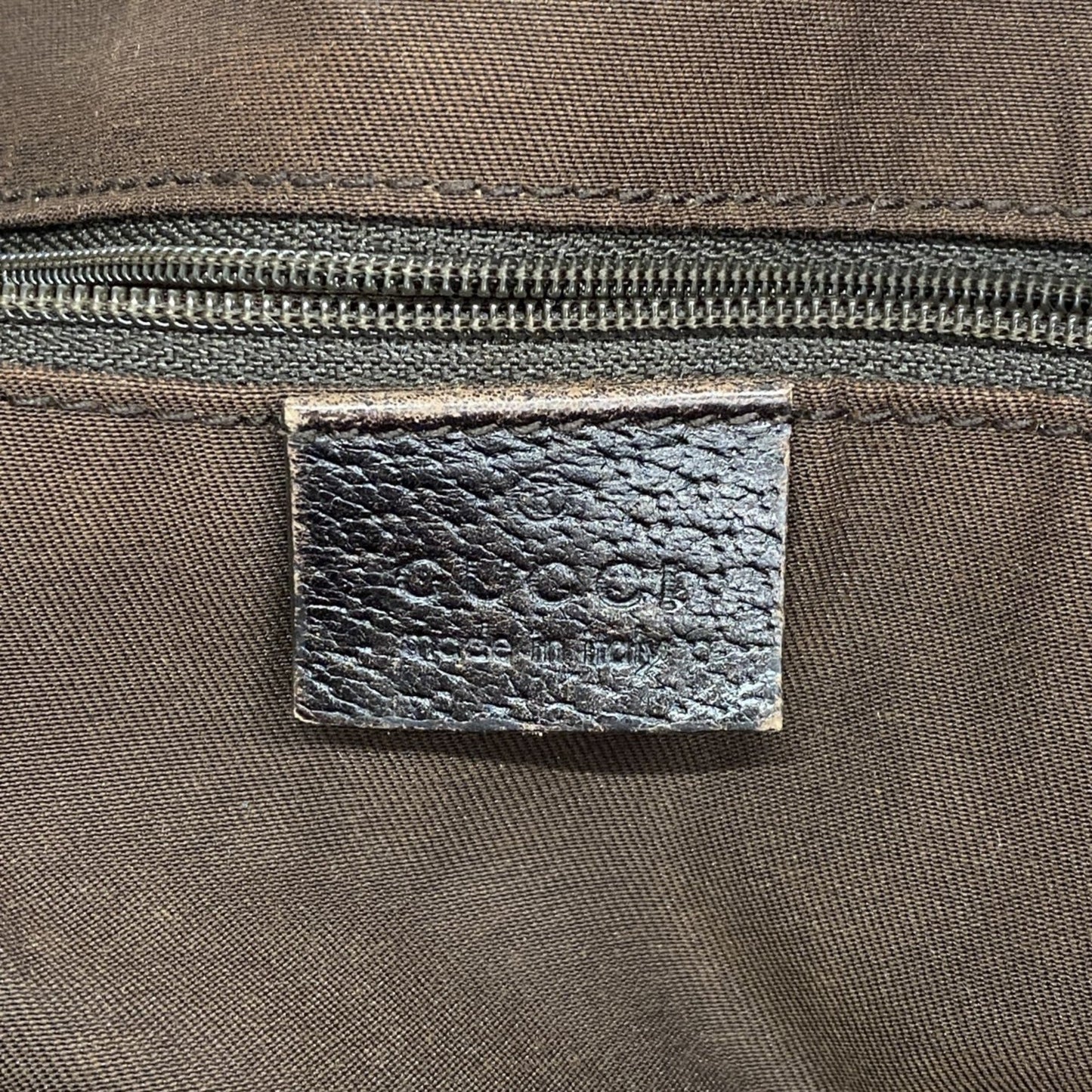 Gucci Gg Canvas Princess Tote Bag 163805 Brown Champagne