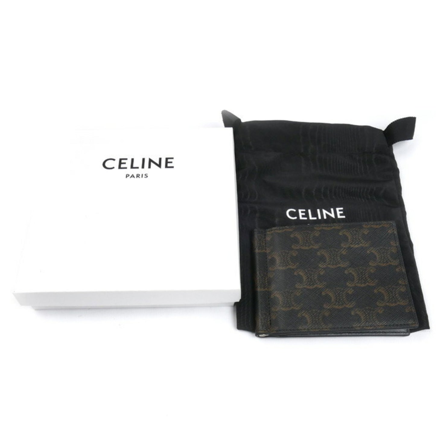 Celine Triomphe Bill Clip Wallet