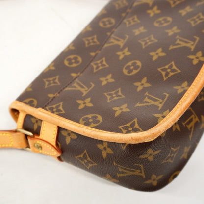 Louis Vuitton Monogram Sologne Shoulder Bag M42250 Brown