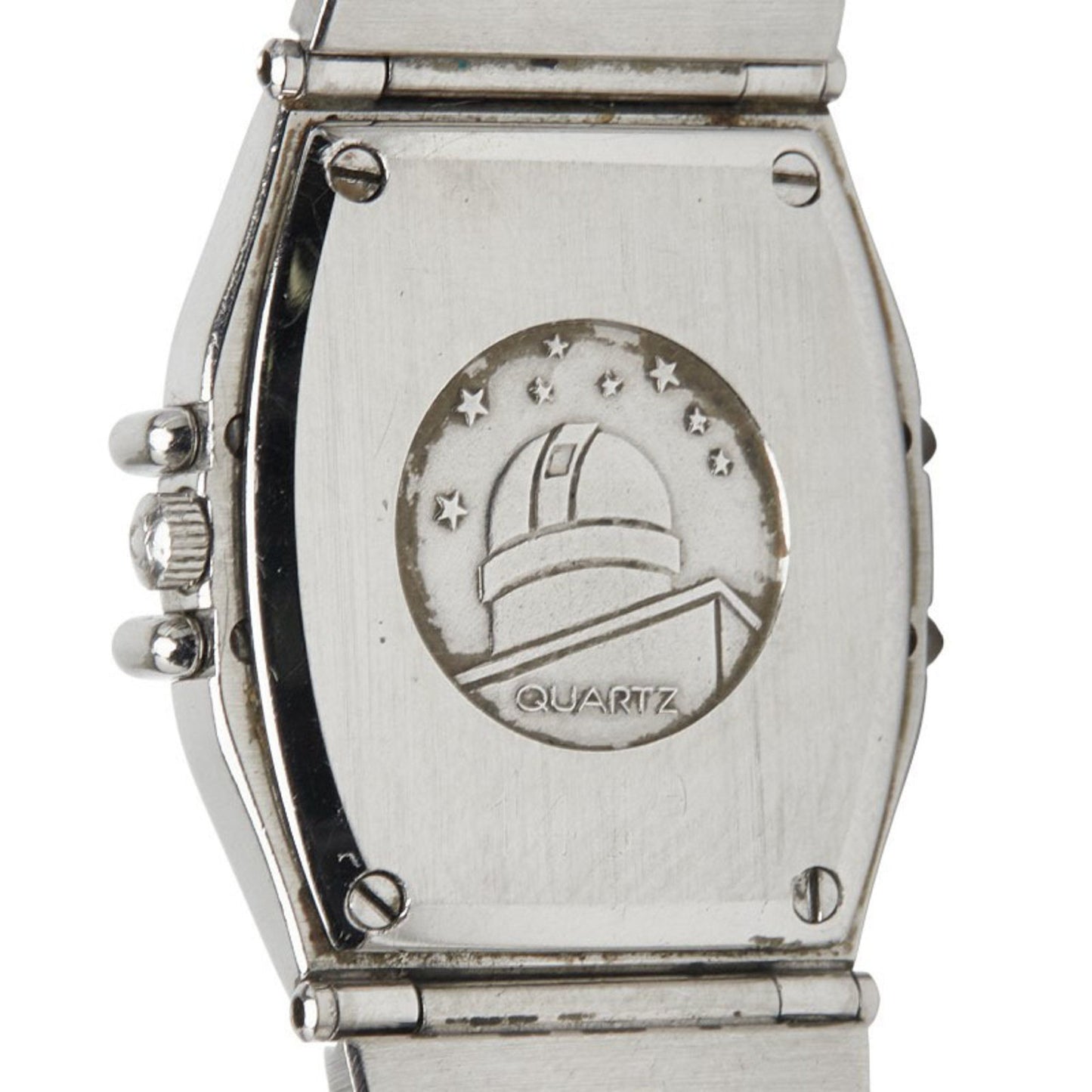 Omega Constellation Quartz Watch With Silver Dial And Stainless Steel