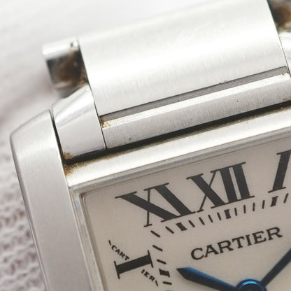 Cartier Tank Franaise Sm W51008Q3 Ivory Dial