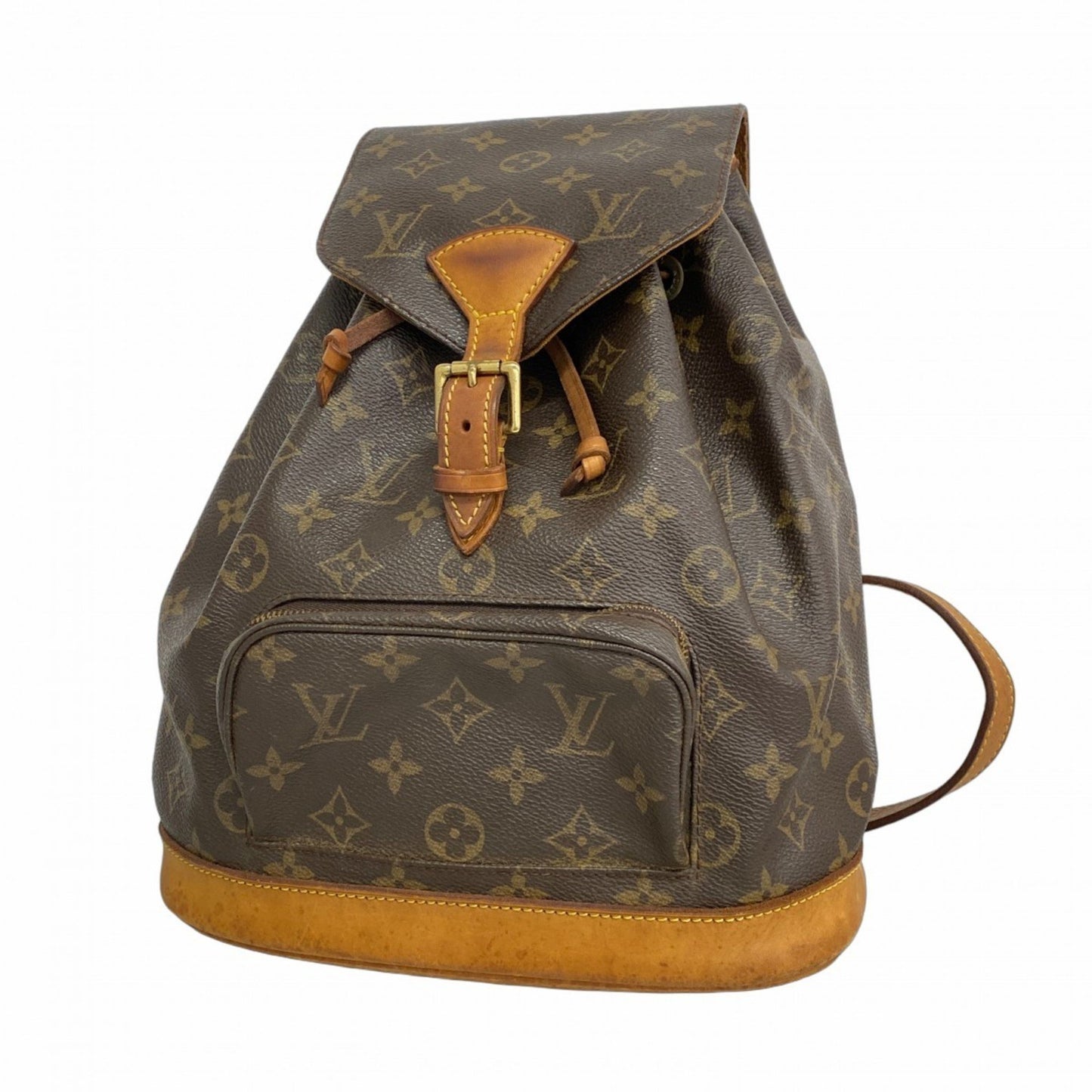 Louis Vuitton Monogram Montsouris Mm Backpack M51136 Brown
