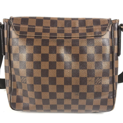 Louis Vuitton N41213 Damier District Pm Flap Shoulder Bag In Canvas (Brown