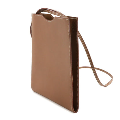 Hermes Herms Onimaitou Shoulder Bag Pochette Evercolor Brown