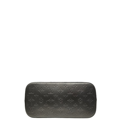 Louis Vuitton Monogram Matte Stockton Shoulder Bag Tote M55112 Noir Black Leather