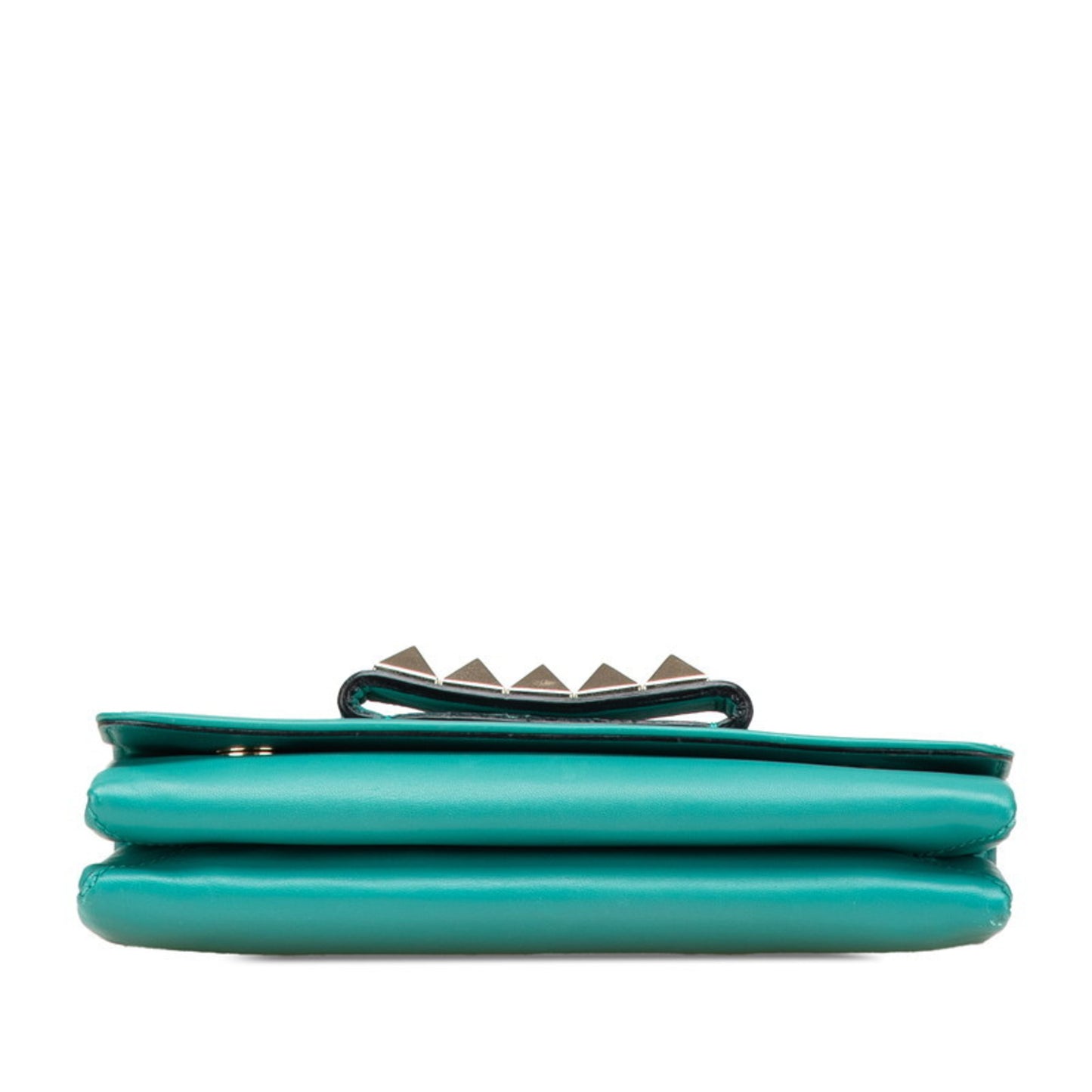 Valentino Rockstud Shoulder Bag In Green