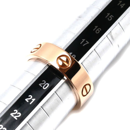 Cartier K18Pg Pink Gold Love Ring