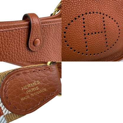Hermes Hermes Shoulder Bag Evelyn Tpm Taurillon Clemence Cuivre