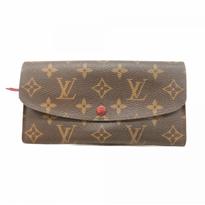 Louis Vuitton Monogram Portefeuille Emilie Long Wallet M60136 Brown Rouge