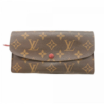 Louis Vuitton Monogram Portefeuille Emilie Long Wallet M60136 Brown Rouge
