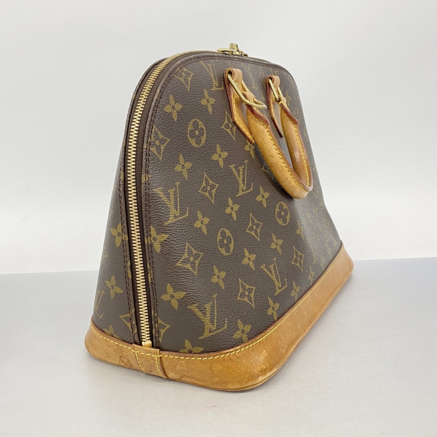 Louis Vuitton Monogram Alma Handbag M51130 Brown