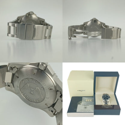 Longines Hydroconquest L3.781.4.56.6 Silver Black Dial Stainless Steel