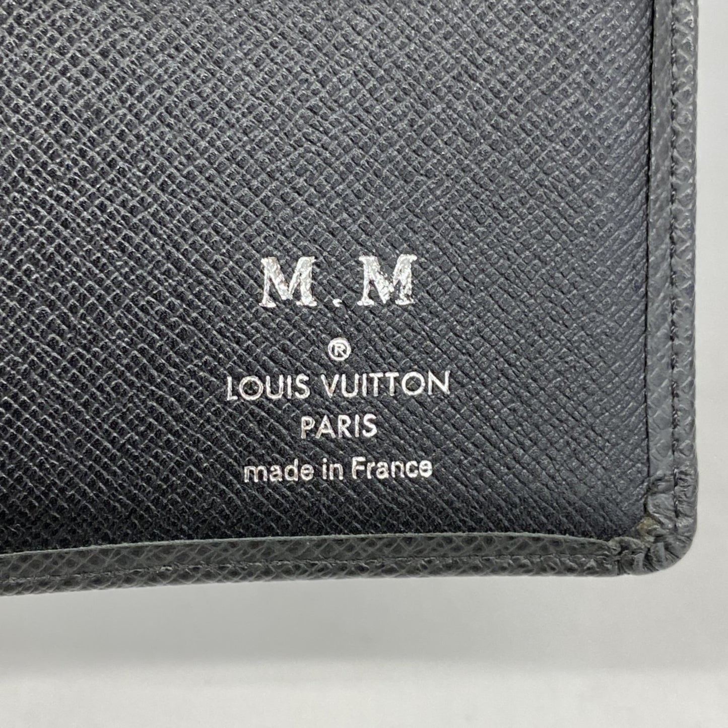 Louis Vuitton Taiga Portefeuille Brazza Long Wallet M32572 Ardoise