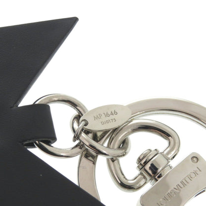 Louis Vuitton Mp1646 Leather Plastic Beige Black Keychain 0075 Louis Vuitton