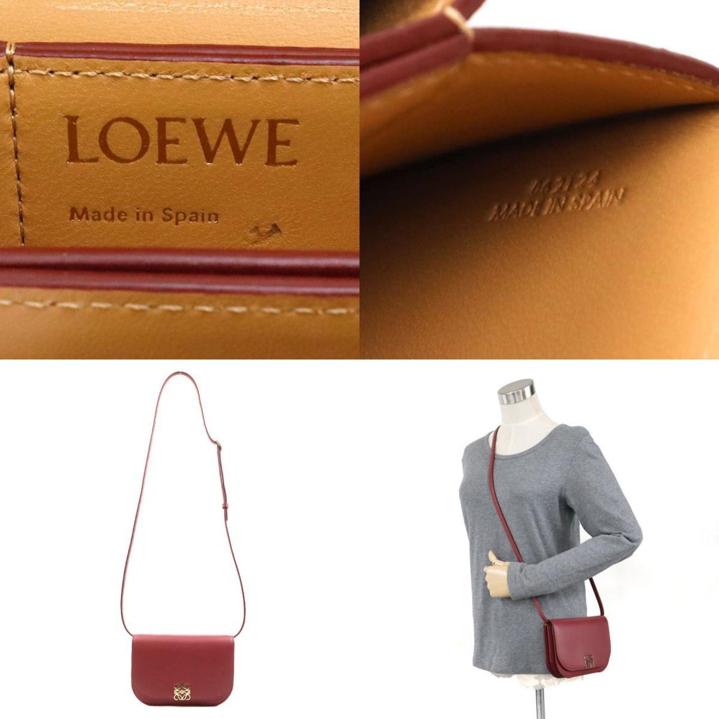Loewe Goya Leather Shoulder Bag