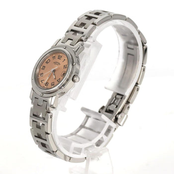 Hermes Clipper Cl4.210 Ss Quartz Watch