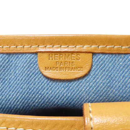 Hermes Herms Evelyne Gm Gold Hardware Shoulder Bag In Denim