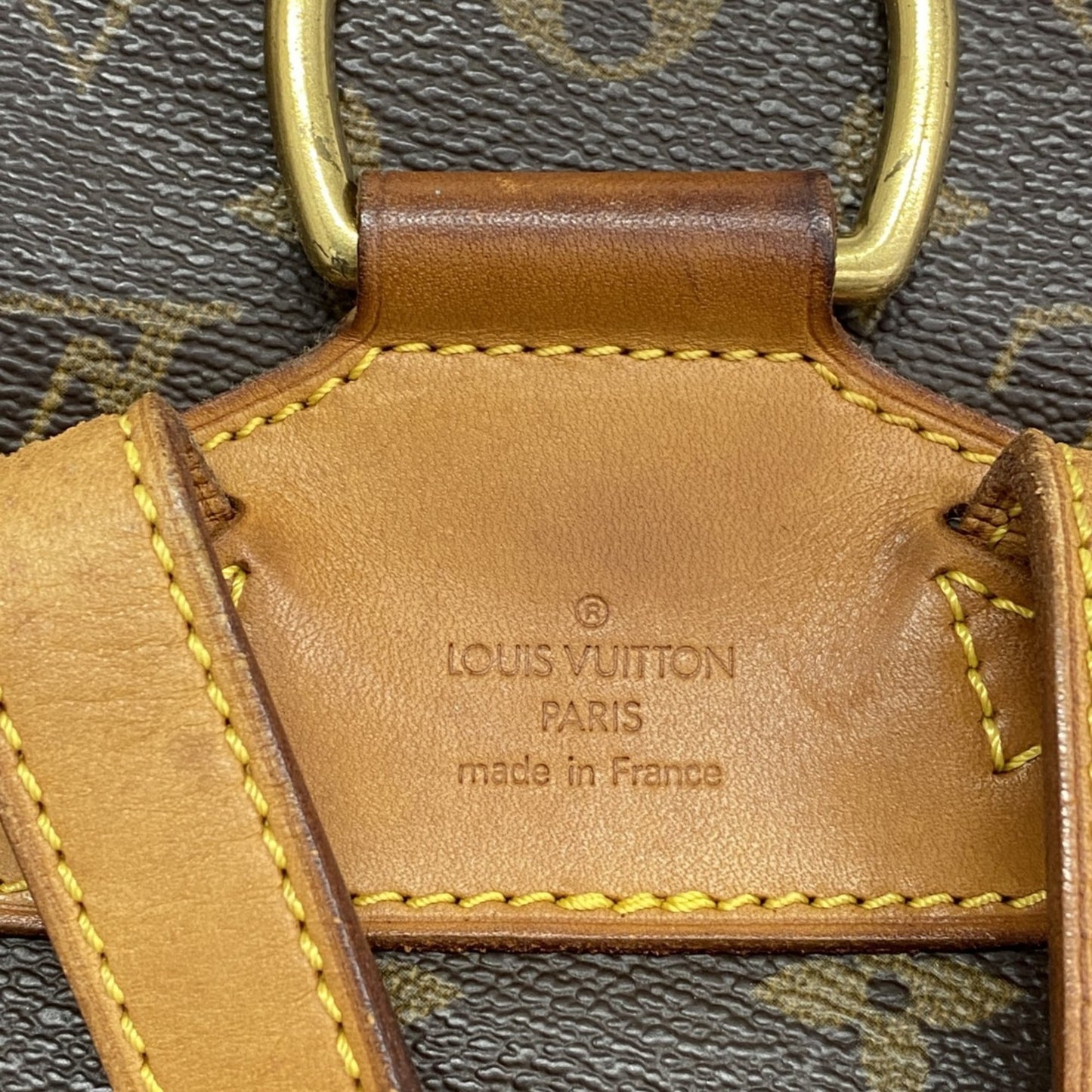 Louis Vuitton Monogram Montsouris Mm Backpack M51136 Brown