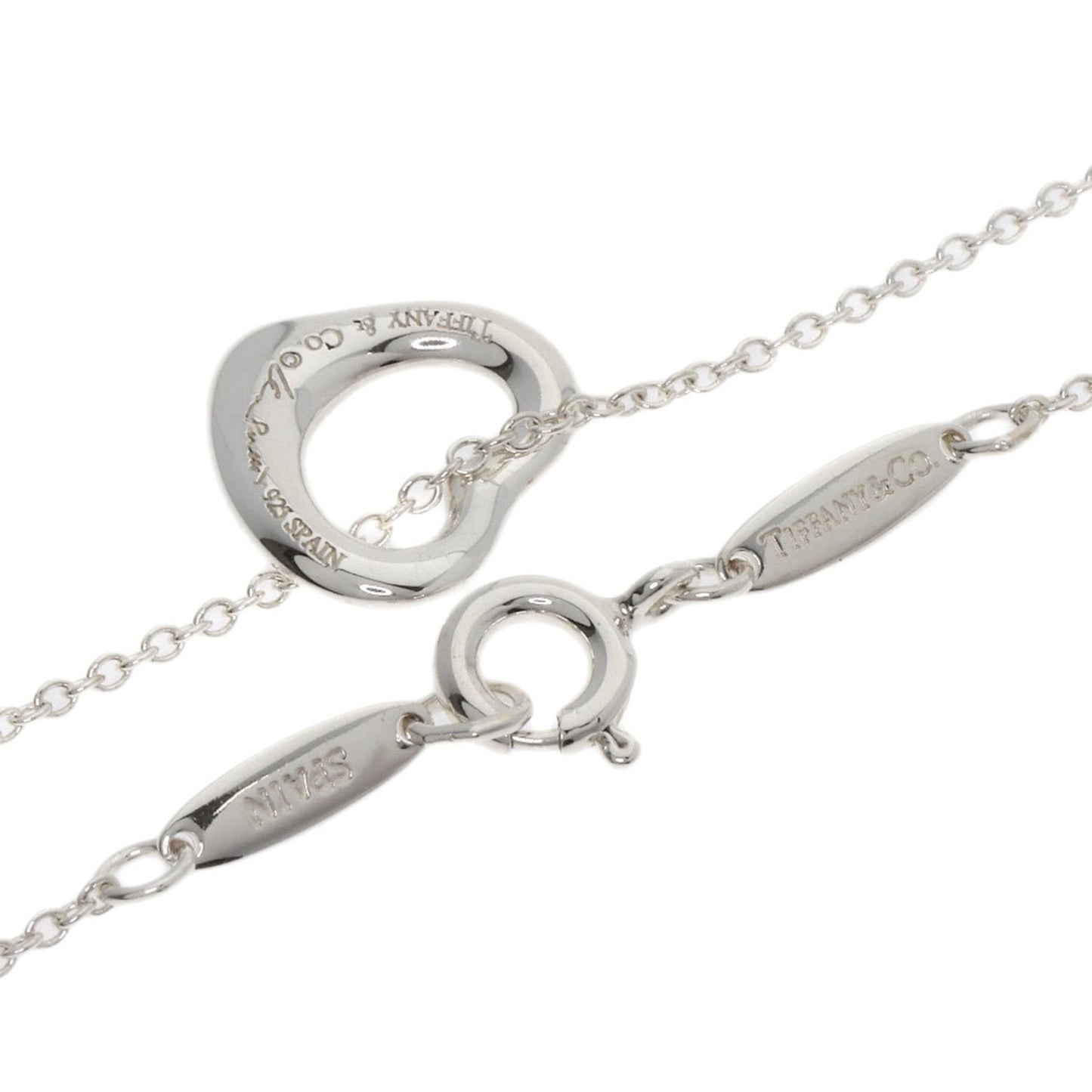 Tiffany & Co. Open Heart Necklace In Silver