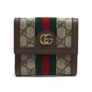 Gucci Bi-Fold Compact Wallet Ophidia Gg Supreme