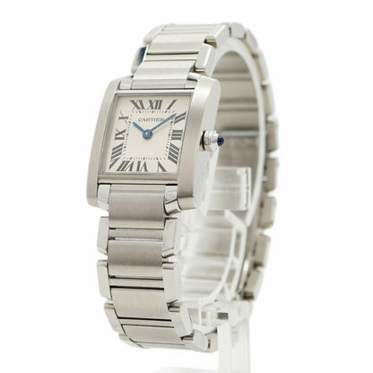 Cartier Tank Franaise Sm W51008Q3 Ivory Dial