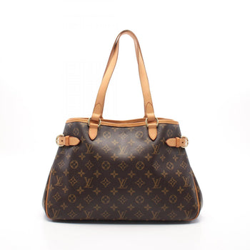 Louis Vuitton Batignolles Horizontal Monogram Shoulder Bag Coated Canvas Leather