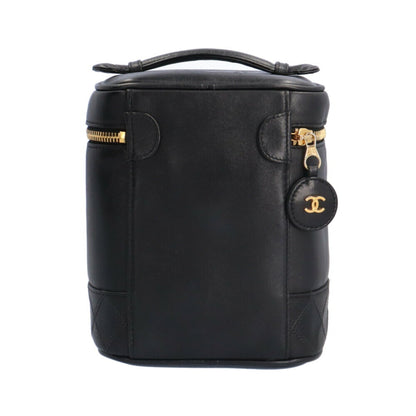 Chanel Vanity Lambskin Handbag A01619 Black