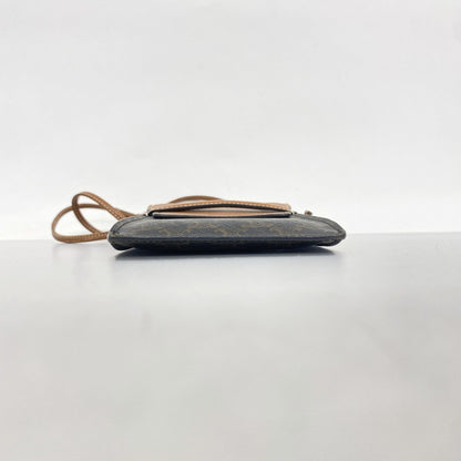 Celine Triomphe Mobile Pouch In Black