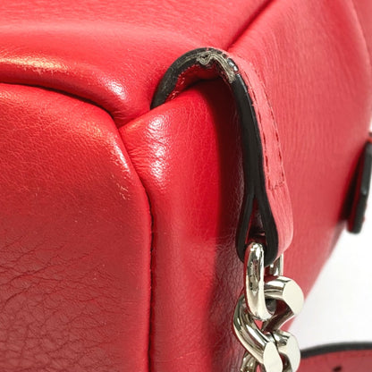 Fendi 8Bz038 Valentine Limited Color Studs Backpack Backpack Red Red