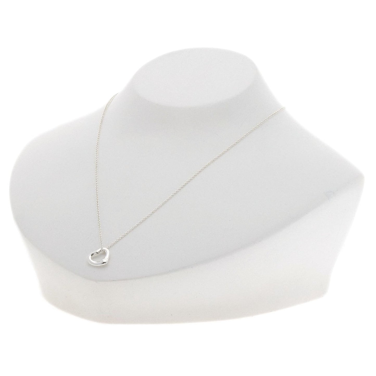 Tiffany & Co. Open Heart Necklace In Silver